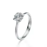 Pierścionek białe złoto z diamentami AJPZ_139